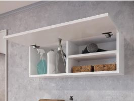 Armoire horizontale OLAF 1 porte 80 cm blanc