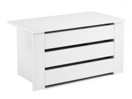 Bloc-tiroir SALSA 3 tiroirs 73 cm blanc