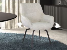 Chaise pivotante MODIL écru