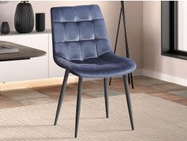 Chaise JUTTO gris foncé
