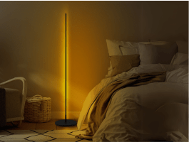 Lampadaire OLLITA noir