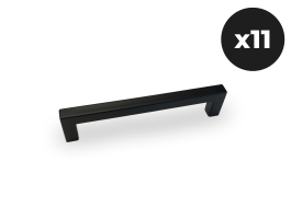 Lot de 11 poignées WASHING noir