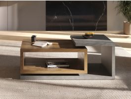 Table basse rectangulaire BOTSWANA 120 cm matera/chêne appenzeller