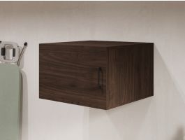 Surmeuble WASHING 1 porte noyer