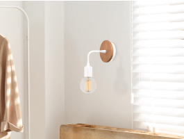 Applique murale MARTINI 1 lampe blanc