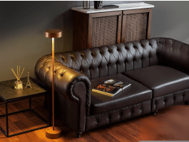 Lampadaire KELLY cuivre