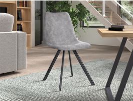 Chaise moderne YUKA gris
