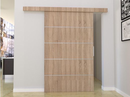 Porte coulissante CLOVIS 106 cm sonoma