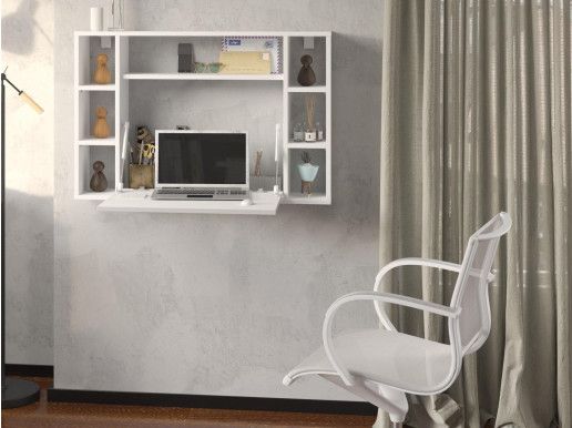 Bureau escamotable MUSOA blanc
