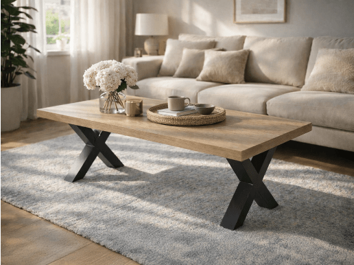 Table basse MARNOIX 130 cm chêne français