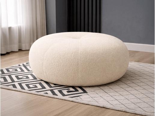 Pouf TINAMU blanc
