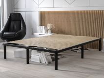 Sommier à pieds VERONA 140x200 cm noir