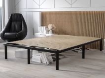 Sommier à pieds VERONA 180x200 cm noir