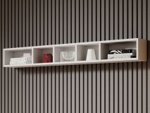 Etagère murale TOMASSON 169 cm blanc