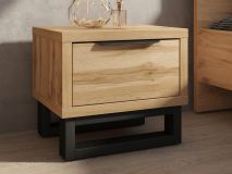 Chevet HAMETTE 1 tiroir chêne wotan