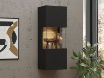 Armoire murale AVATAR 1 porte noir