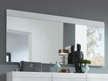 Miroir PITTA 134 cm blanc brillant