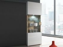 Colonne TORERO 1 porte sanremo/blanc laqué