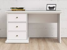 Bureau PARO 3 tiroirs blanc