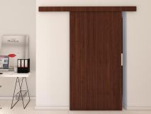 Porte coulissante CLENATO 96 cm wengué