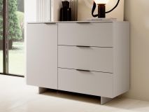 Buffet/bahut CALLISTO 1 porte 3 tiroirs cachemire