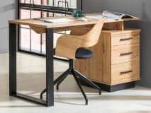 Bureau LAVIDA 135 cm chêne artisan