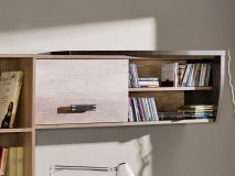 Armoire murale ROMERIO 1 porte battante chêne canyon/arusha