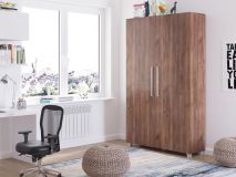 Lit escamotable TEMA 120x200 cm chêne truffier