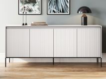 Buffet/bahut TRAINING 4 portes blanc