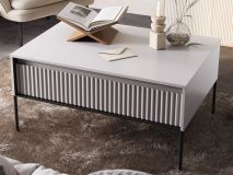 Table basse TRAINING 1 porte blanc