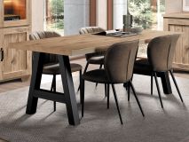 Table repas SYROCO 170 cm chêne canyon