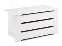 Bloc-tiroir SALSA 3 tiroirs 73 cm blanc