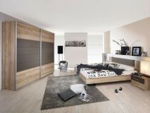 Chambre complète BARCENA 160x200 cm sanremo/gris lave