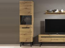 Colonne NORDO 1 porte chêne artisan