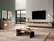 Salon BABEL II 5 portes 3 tiroirs sanremo