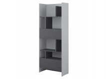 Armoire bureau CONCEPTION PRO 1 porte 1 tiroir gris/graphite