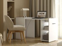 Bureau escamotable SMOLTY blanc