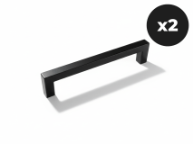 Lot de 2 poignées WASHING noir