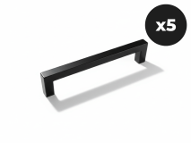 Lot de 5 poignées WASHING noir