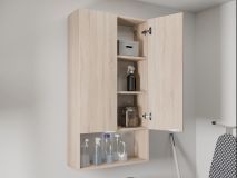 Armoire murale LAURA 2 portes chêne sonoma