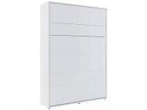 Lit mural escamotable CONCEPTION PRO 140x200 cm blanc mat (vertical)
