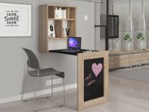 Bureau escamotable TITOU chêne sonoma