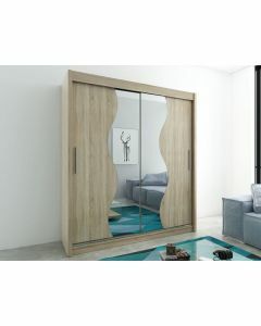 Armoire MADERA 2 portes coulissantes 180 cm sonoma