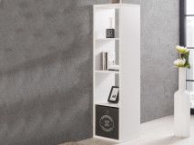 Bibliothèque MAXIM 4 niches blanc