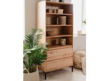 Colonne BONIFACIO 2 tiroirs chêne artisan