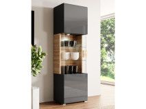 Colonne TORERO 1 porte chêne grandson/anthracite