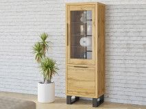 Colonne HALO 2 portes chêne wotan