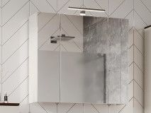 Armoire de toilette YONA 3 portes cachemire