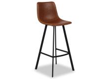 Chaise de bar WINDSOR cognac 68 cm