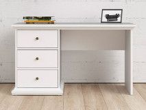 Bureau PARO 3 tiroirs blanc